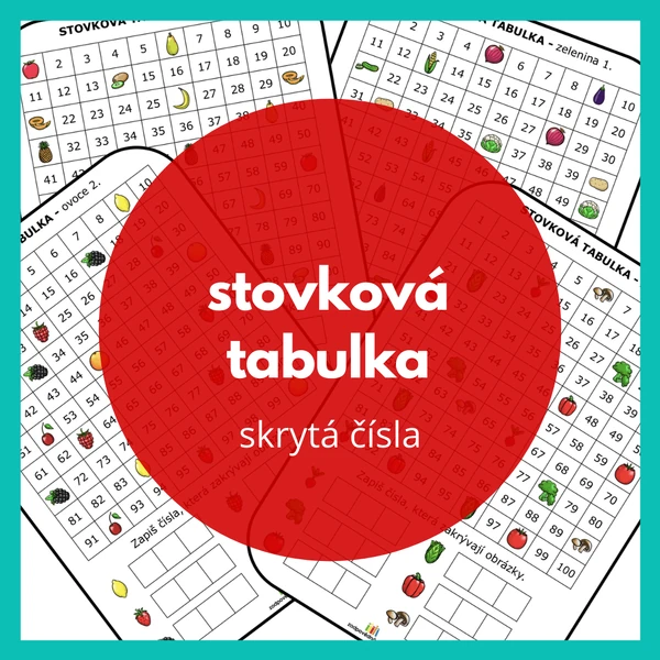 stovková tabulka - skrytá čísla