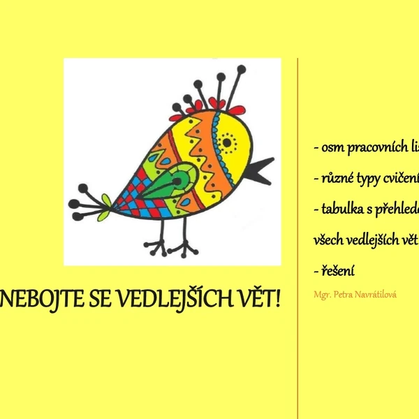 Nebojte se vedlejších vět!