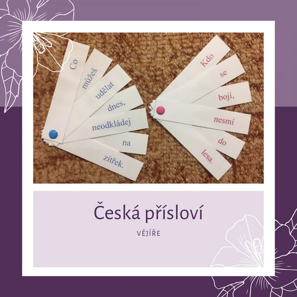 Vějíře - přísloví