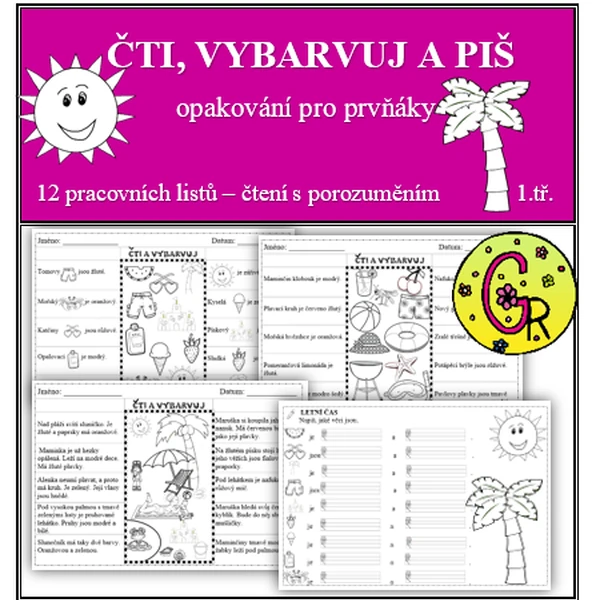 Čti a vybarvuj