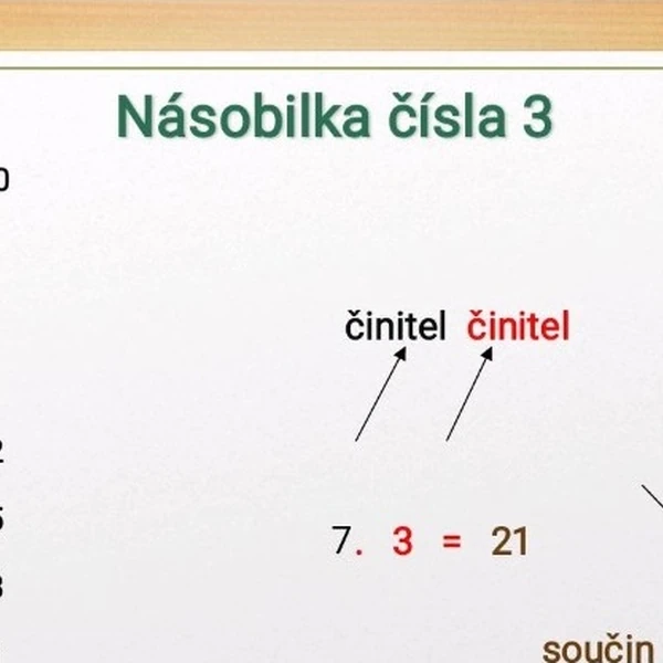 Násobení a dělení 3