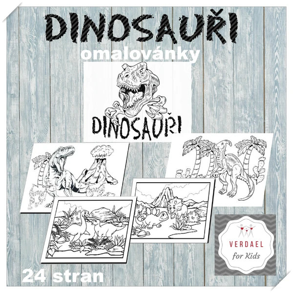 Omalovánky DINOSAUŘI