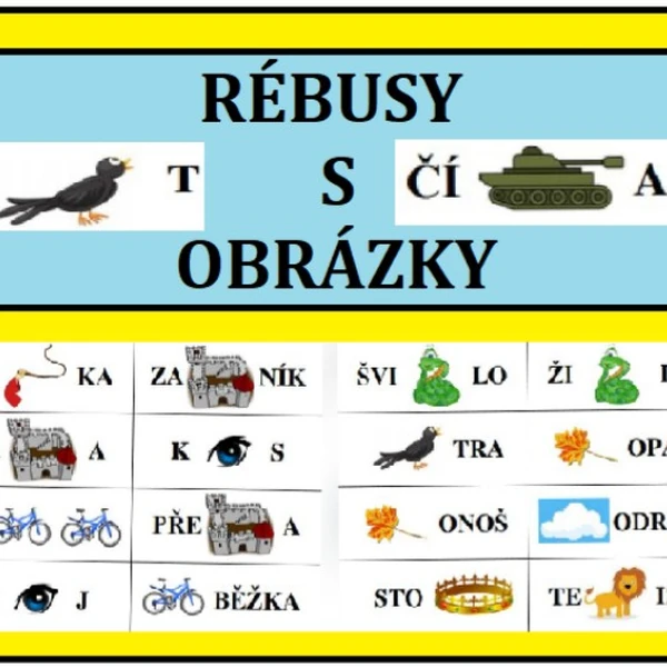 RÉBUSY S OBRÁZKY
