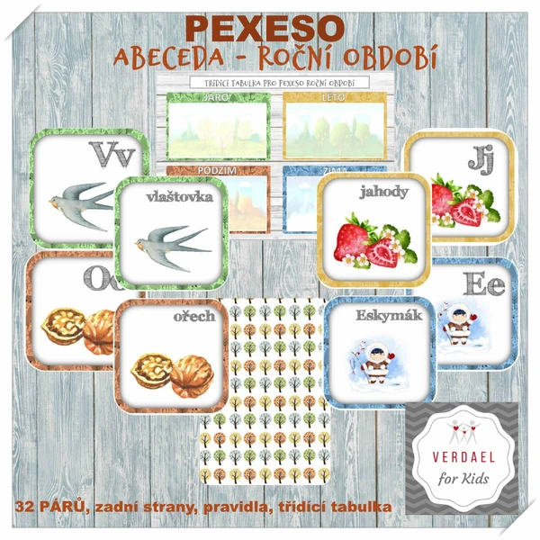 PEXESO - ABECEDA roční období