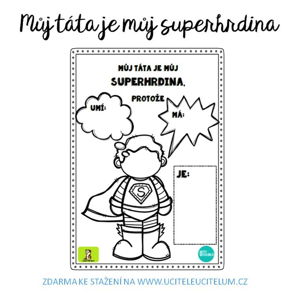 MŮJ TÁTA SUPERHRDINA - ZDARMA