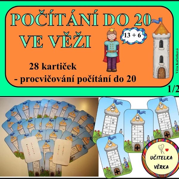 POČÍTÁNÍ DO 20 VE VĚŽI