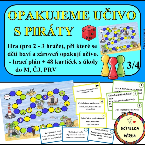 OPAKUJEME UČIVO S PIRÁTY - HRA