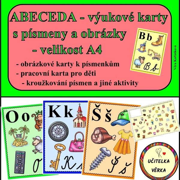 ABECEDA - demonstrační karty A4 