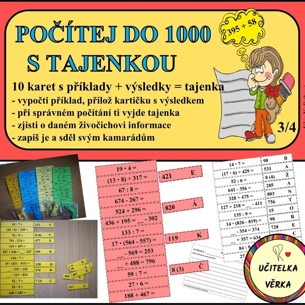 POČÍTEJ DO 1000 S TAJENKOU