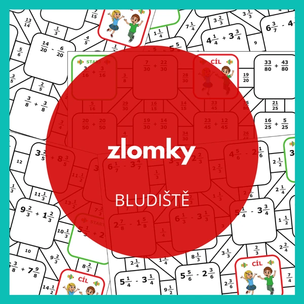bludiště - zlomky