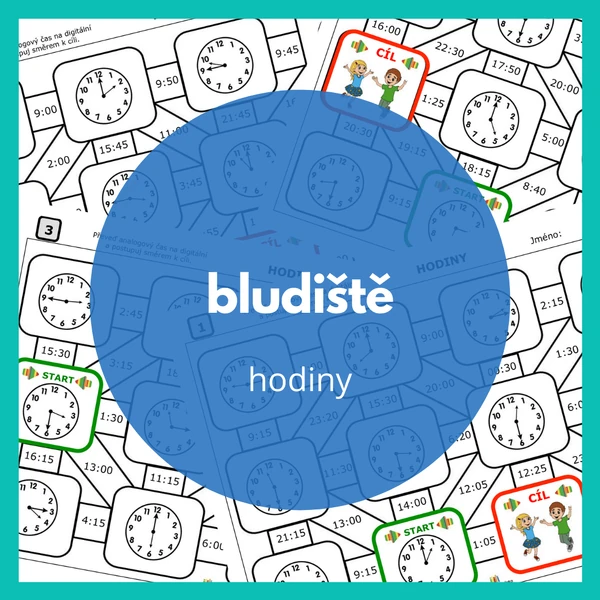 bludiště - hodiny