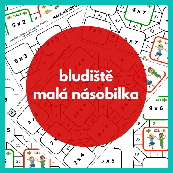 bludiště - malá násobilka