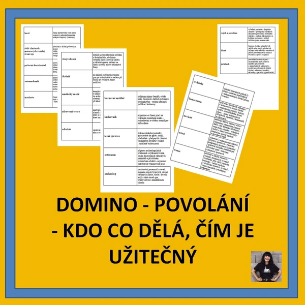 DOMINO - POVOLÁNÍ - KDO CO DĚLÁ, ČÍM JE UŽITEČNÝ