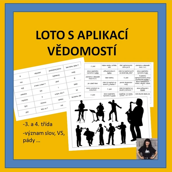 LOTO S APLIKACÍ VĚDOMOSTÍ
