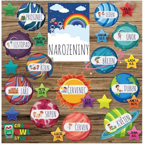 NAROZENINY Vesmír