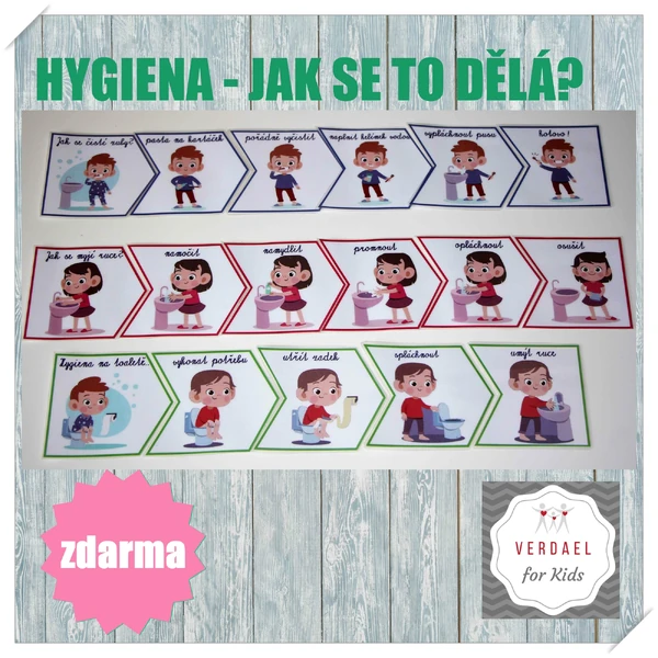 Skládanky Hygiena Jak se to dělá? ZDARMA