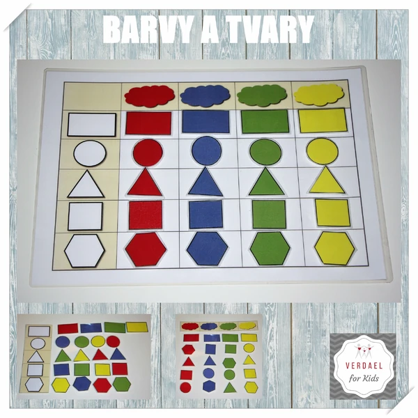 Tvary podle barev