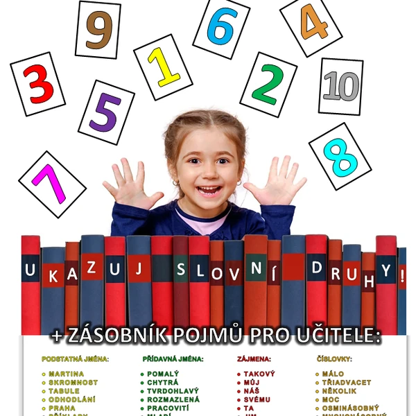Slovní druhy (kartičky + zásobník pojmů)