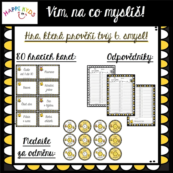 VÍM, NA CO MYSLÍŠ - kolektivní hra