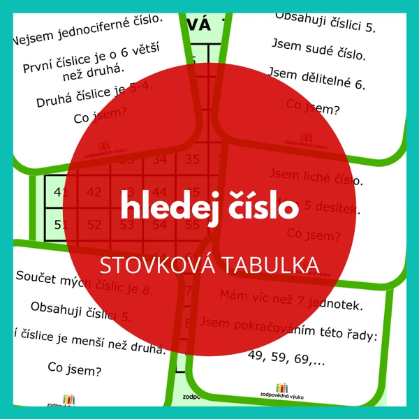 stovková tabulka - hledej číslo