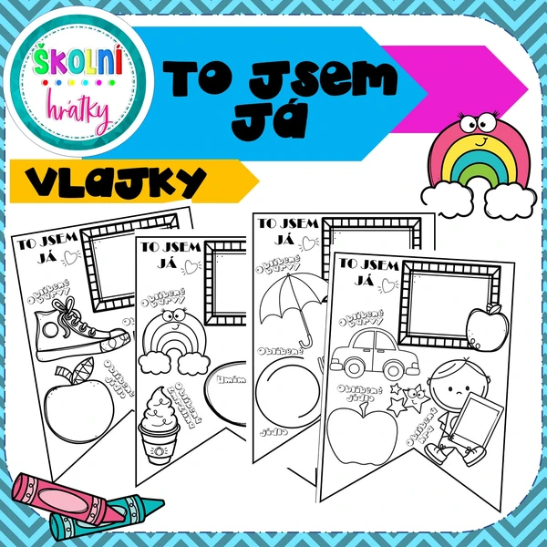 TO JSEM JÁ - seznamovací vlajky
