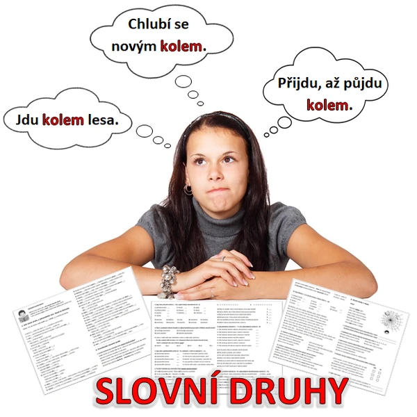 Slovní druhy - komplexní procvičení (přijímací zkoušky, maturita)
