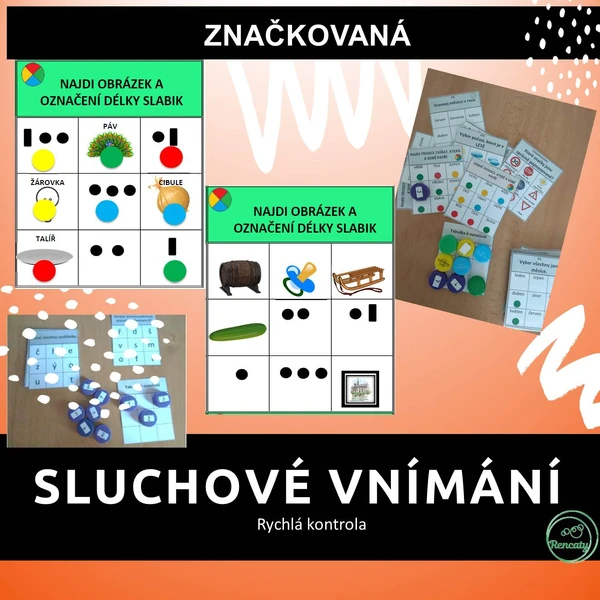 Značkovaná SLUCHOVÉ VNÍMÁNÍ