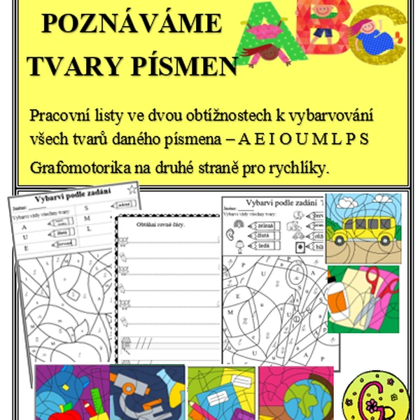 Poznáváme tvary písmen