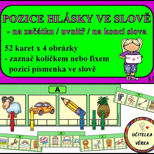 POZICE HLÁSKY VE SLOVĚ