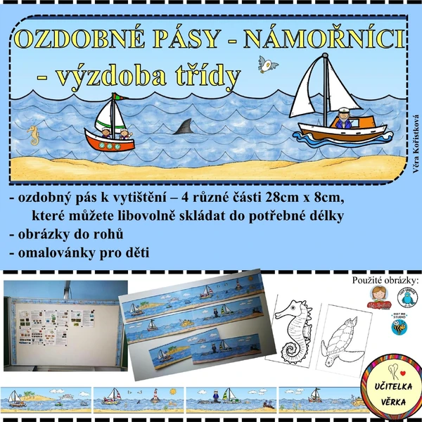 Ozdobný pás - NÁMOŘNÍCI