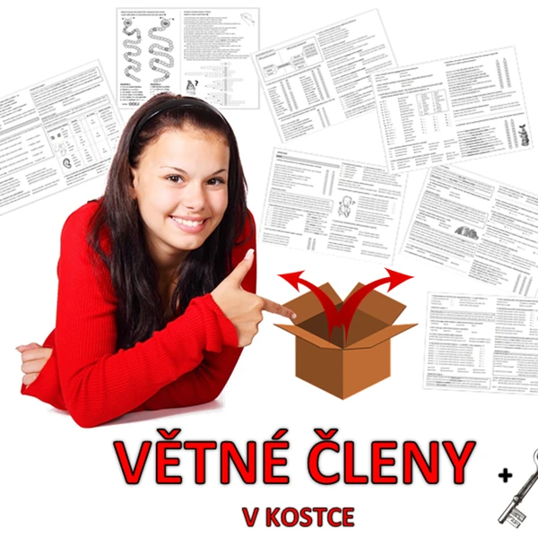 Větné členy (v kostce) - pracovní listy