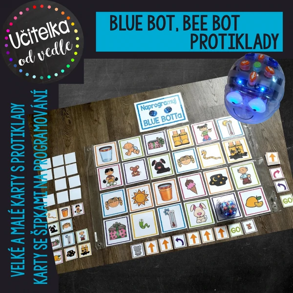 BEE BOT, BLUE BOT - PROTIKLADY