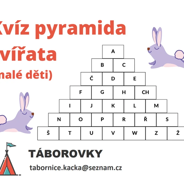 Kvíz pyramida zvířata