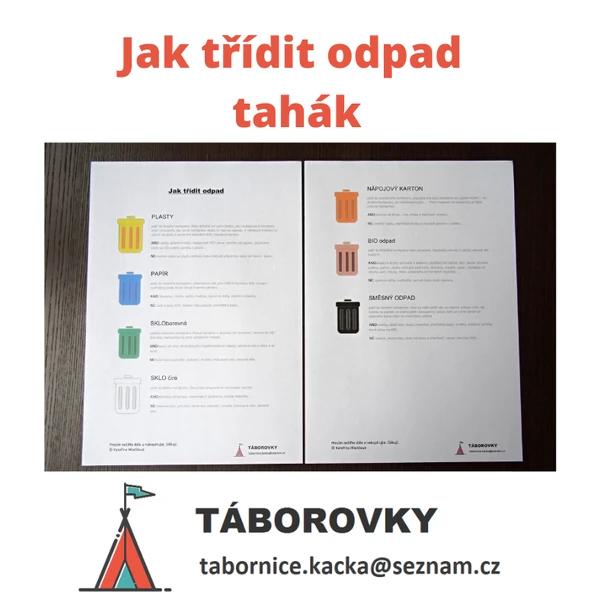 Jak třídit odpad tahák