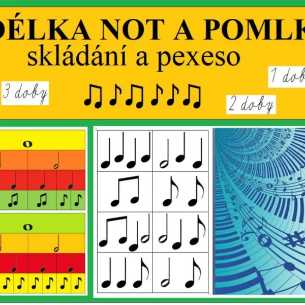 NOTY A POMLKY podle délky