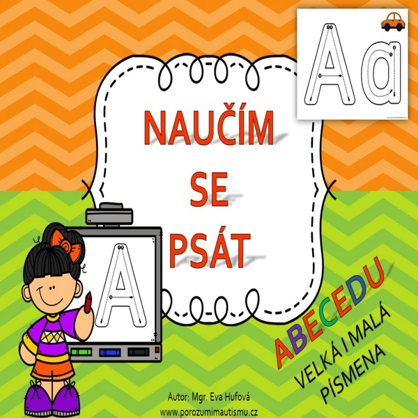 Naučím se psát malá a velká písmenka