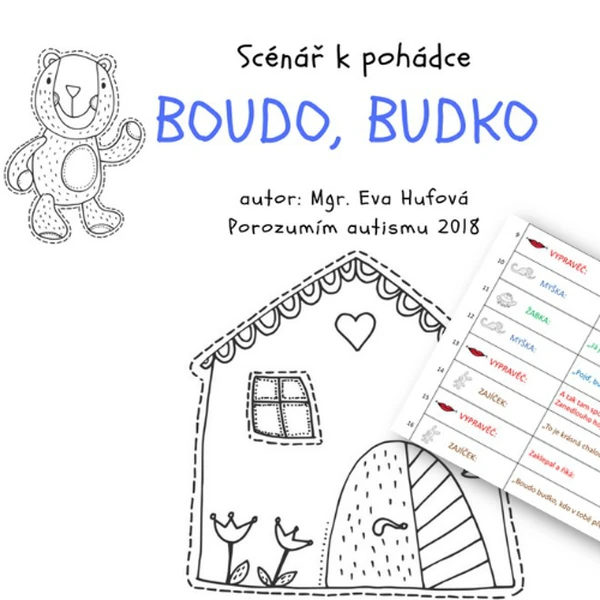 Scénář k pohádce Boudo, budko - barevně