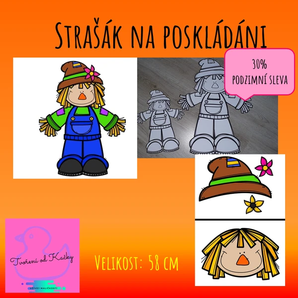 Strašák na poskládaní