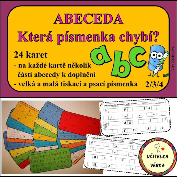 ABECEDA - Která písmenka chybí?
