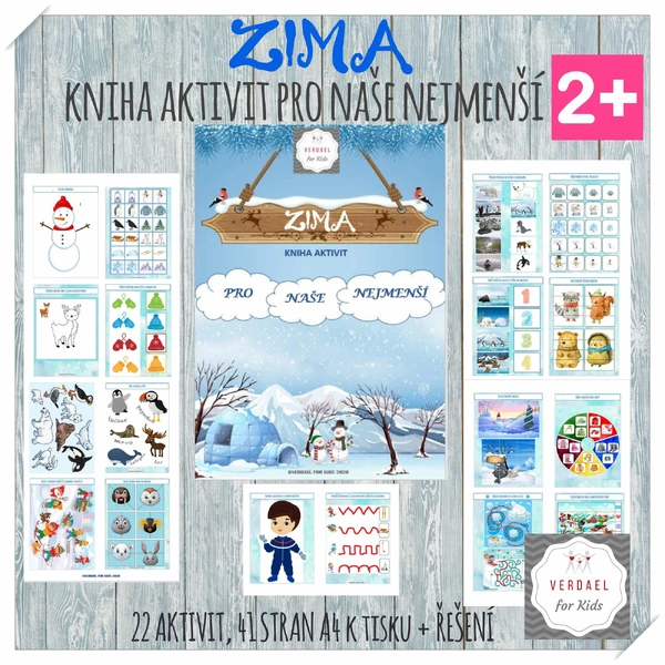 ZIMA pro naše nejmenší - kniha aktivit