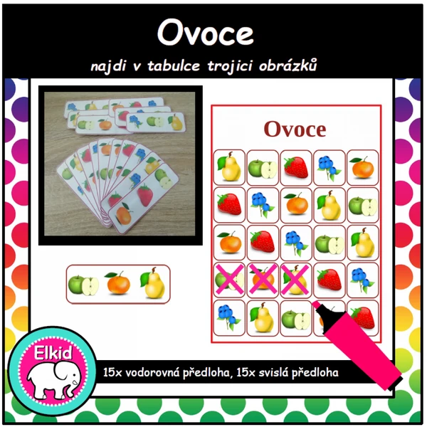 Ovoce "3 symboly"