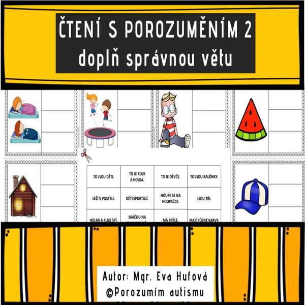 Čtení s porozuměním 2 - doplň správnou větu