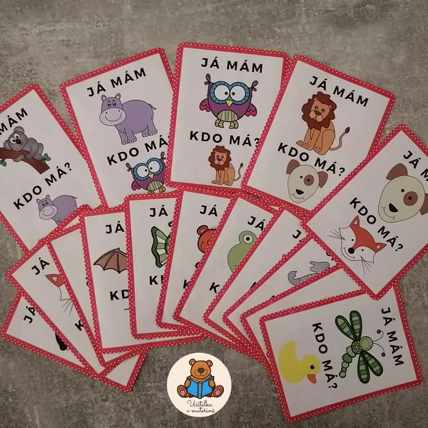 Hra - Já mám, kdo má? - zvířátka