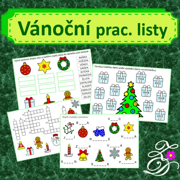 Vánoční pracovní listy