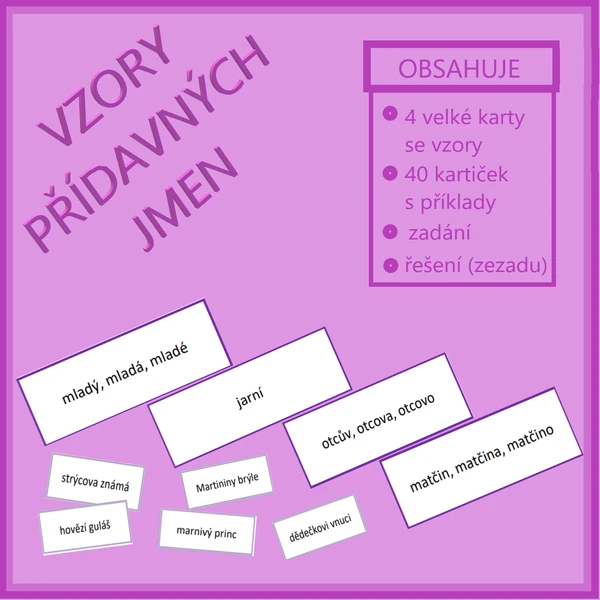 Vzory přídavných jmen