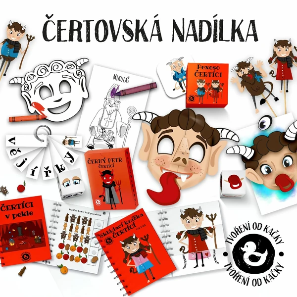 Velký ČERTÍKOVÝ BALÍČEK aktivit