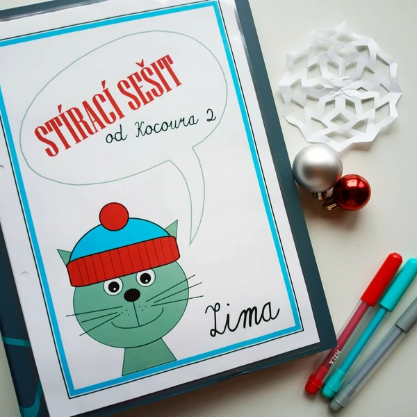 STÍRACÍ SEŠIT od Kocoura 2 - ZIMA