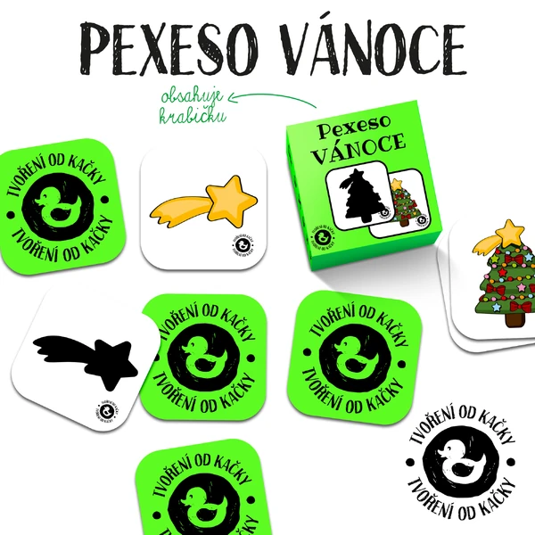 Pexeso VÁNOCE - STÍNY