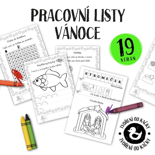 PRACOVNÍ LISTY - VÁNOCE