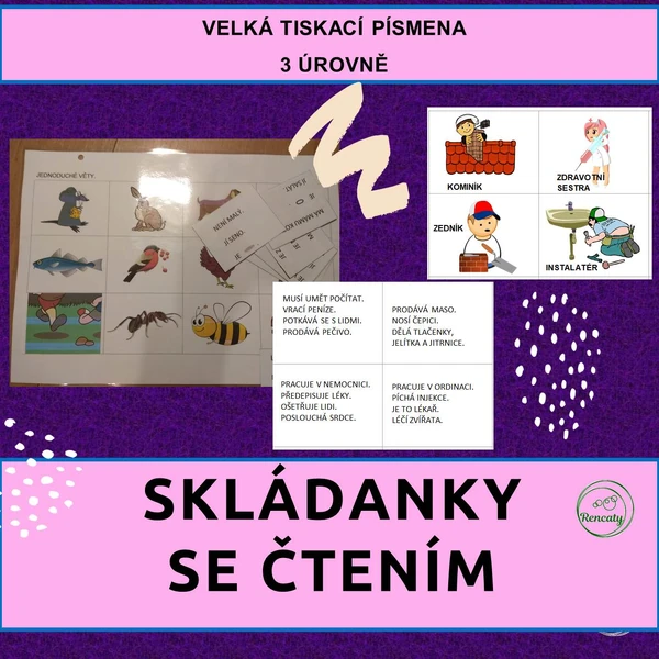 Skládanky se čtením